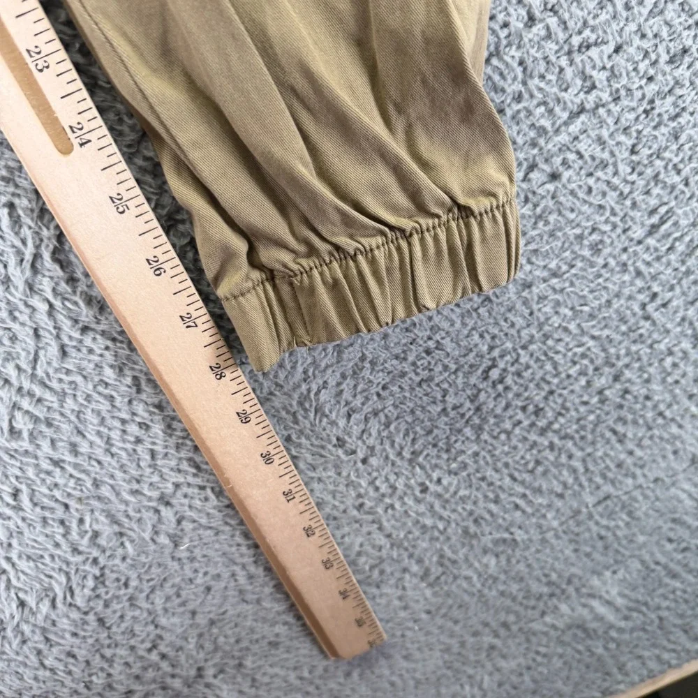 Urban Pipeline Pant Mens M Beige Cotton Twill Jogger Tapered Streetwear Stretch
